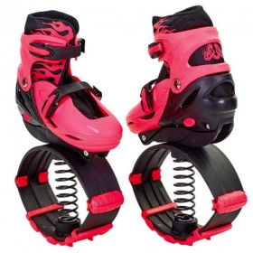 Черевики на пружинах фітнес джампери Kangoo Jumps Plus 901 35-38 рожевий