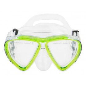 Маска для плавання дитяча зелена Dolvor mod.242