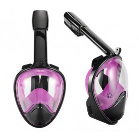 Маска для дайвінгу, пірнання, снорклінга Free Breath Black S/M