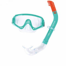 Маска для дайвінгу Набір 2 в 1 для плавання Bestway 24020 Зелений (IN02162)