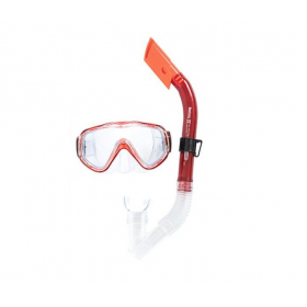 Маска для дайвінгу Набір для плавання Bestway 24028 Червоний (IN02171)