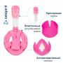 Дитяча маска для плавання Seagard Easybreath-II повна з кріпленням для камери XS Рожева