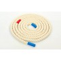 Канат для кроссфита COMBAT BATTLE ROPE UR R-6227-9 (бавовна, l-9м, d-4см, білий) \1