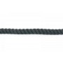 Канат для кроссфита COMBAT BATTLE ROPE UR R-6228-9 (бавовна, l-9м, d-4см, чорний)