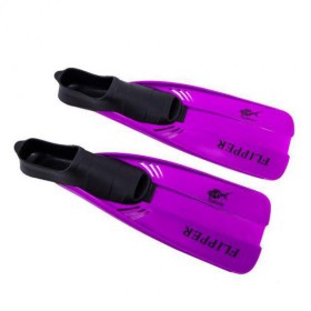 Ласти для плавання Dolvor Flipper р36-38 фіолетові F17SR