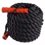 Канат для кроссфита SportVida Battle Rope 9 м SV-HK0172 Бойової канат Чорний