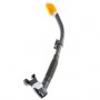 Трубка Marlin Dry Max Black/Orange пряма гофра