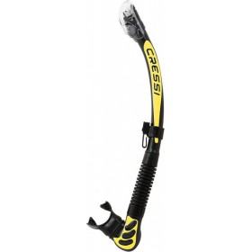 Трубка Cressi Alpha Ultra Dry черно-желтая