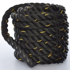 Канат для кросфіту 15 м Ø 38 мм Profi чорний (MS 3249-3)