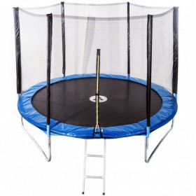 Батут для дітей Atleto 252 см із сіткою та зі сходами (20000800)