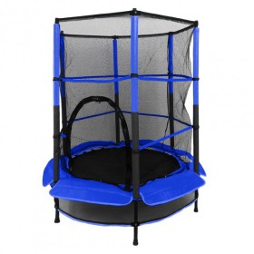 Батут круглий 55 BT-RJ-0072 Blue із сіткою