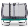 Батут EXIT Elegant Premium прямокутний 214х366 cm green