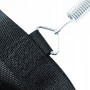 Мат для батута стрибкове полотно Springos 8FT 244 см 48 пружини Black