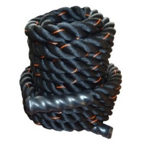 Канат для кросфіту Power System Battle Rope PS-4047 Black/Orange