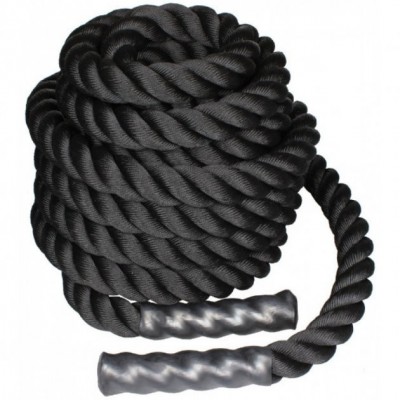 Канат LiveUP Battle Rope для кроссфита 9 м Black (LS3676-9)