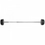 Штанга фіксована пряма гумова Zelart Rubber Coated Barbell TA-2685-15 довжина-95см 15кг (AND010533)