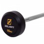 Штанга фіксована пряма гумова Zelart Rubber Coated Barbell TA-2685-15 довжина-95см 15кг (AND010533)