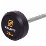 Штанга фіксована пряма гумова Zelart Rubber Coated Barbell TA-2685-25 довжина-95см 25кг (AND010535)