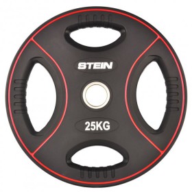 Диск поліуретановий чорний Stein 25 кг