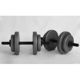 Гантели 2х8кг GREY