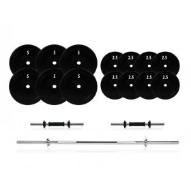 Набор штанга + гантели 62 кг