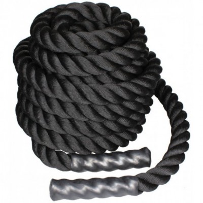 Канат LiveUP BATTLE ROPE BLACK чорний 1.5X12м LS3676-12