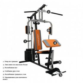 Фітнес станція LiveUp STATION HOME GYM