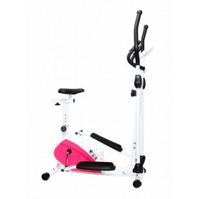 Орбітрек з сидінням USA Style SS-7888D магнітний Рожевий