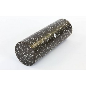 Массажный ролик роллер гладкий Foam Roller Zelart 7201-45 Black-White длина 45 см