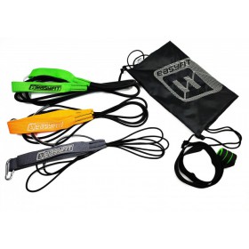 Резиновые петли-эспандер EasyFit 1-40 кг набор