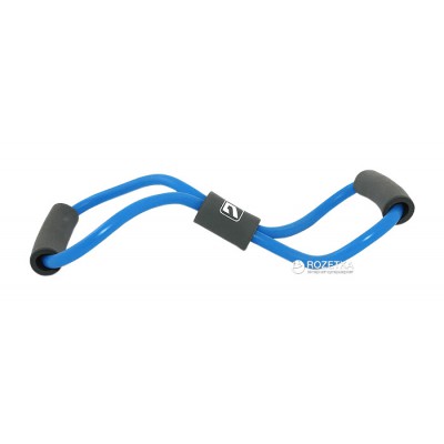 Еспандер вісімка LiveUp Latex Soft Expander 0.6x1.2х120 см H Blue-Grey (LS3202-Hb)