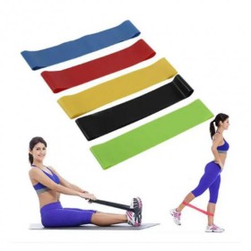 Набір із 5 фітнес гумок різнокольорові у зручному чохлі