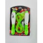 Скакалка для кроссфита швидкісна з лічильником Bavarsport PVC 2,75 м Зелене