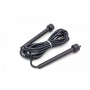 Скакалка с PVC жгутом плетенным Zelart My Fit 3516 2,8 м черная