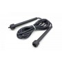 Скакалка с PVC жгутом плетенным Zelart My Fit 3516 2,8 м черная