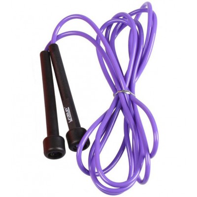 Скакалка LiveUp PVC Jump Rope LS3115-p (275x0.5 см Black-Purple)