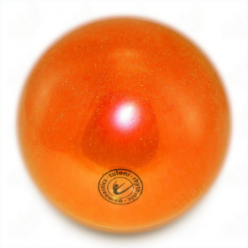 М'яч Tuloni 18 см Помаранчевий з напиленням