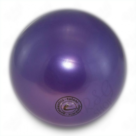 М'яч Tuloni 18 см Фіолетовий з металічним ефектом