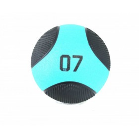 Медбол LivePro solid medicine ball 7 кг чорний/блакитний
