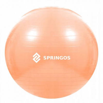 М'яч для фітнесу (фітбол) SportVida 55 см Anti-Burst Orange FB0010