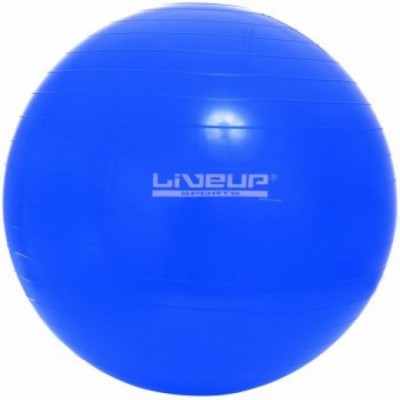 М'яч для фітнесу LiveUp Gym Ball 75 см (LS3221-75b) Blue