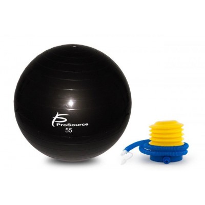 М'яч для фітнесу, фітбол ProSource Stability Exercise Ball 65 см (PS-2206-black), чорний