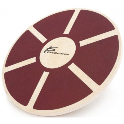 Платформа балансувальна ProSource Wooden Balance Board дерев'яна Червона (ps-1088-wbb-red) (810244023389)