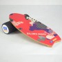 Балансборд Ex-board Surf Red чорний валик 16 см литий (ex73)