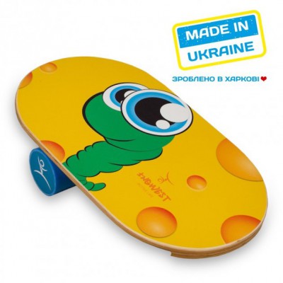 Дитячий балансборд Worm (Kid Balance Board Training System) з роллером