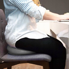 Балансувальна подушка (сенсомоторна) масажна Springos Plus FA0078 Grey