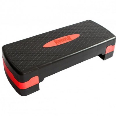 Степ-платформа PowerPlay 4328 2 рівня 10-15 см Black/Red (PP_4328_(2)_Black/Red)