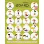 Рокерборд із захистом для пальців SwaeyBoard Big 109x32x1.9 см синьо-жовтий балансборд