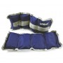 Обважнювачі LiveUp Wrist/Ankle Weights 2 шт за 1 кг Blue-Grey (LS3011-1)