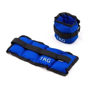 Обважнювачі 2кг (2*1кг), синьо-чорні IronMaster